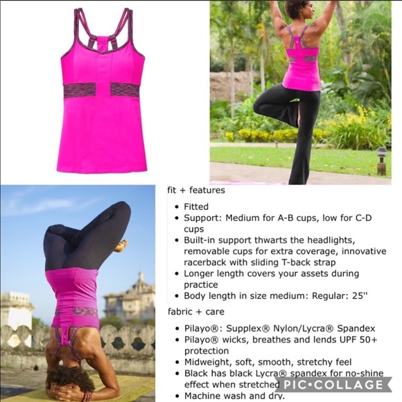 Athleta Prasada tank Fuchsia pink - Picture 10 of 10